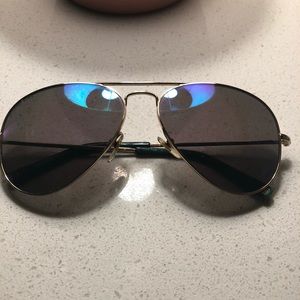 Michael kors blue green aviators